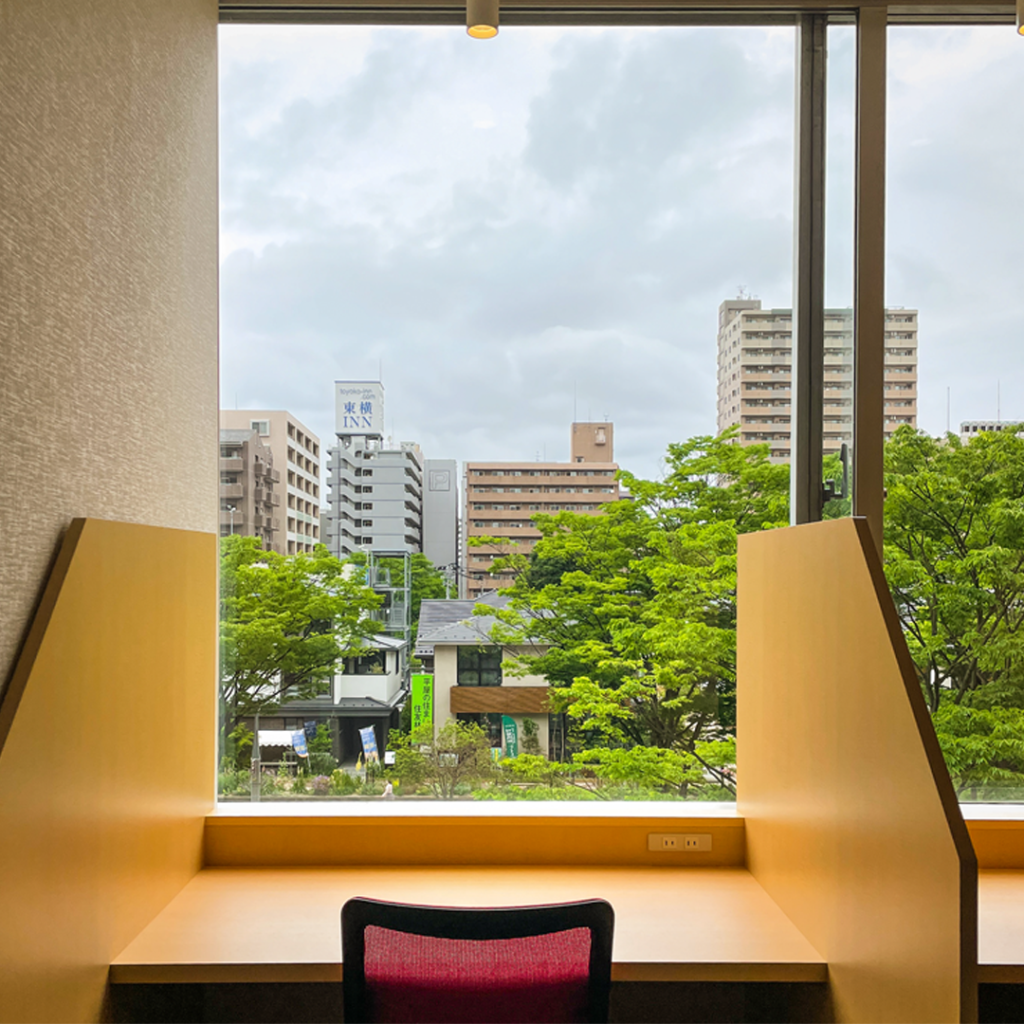 第１号のお客様がご利用になった席です