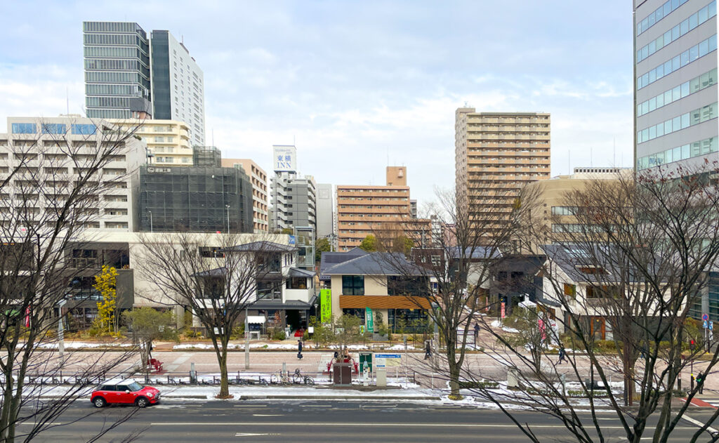 節分の翌日　仙台駅東口
