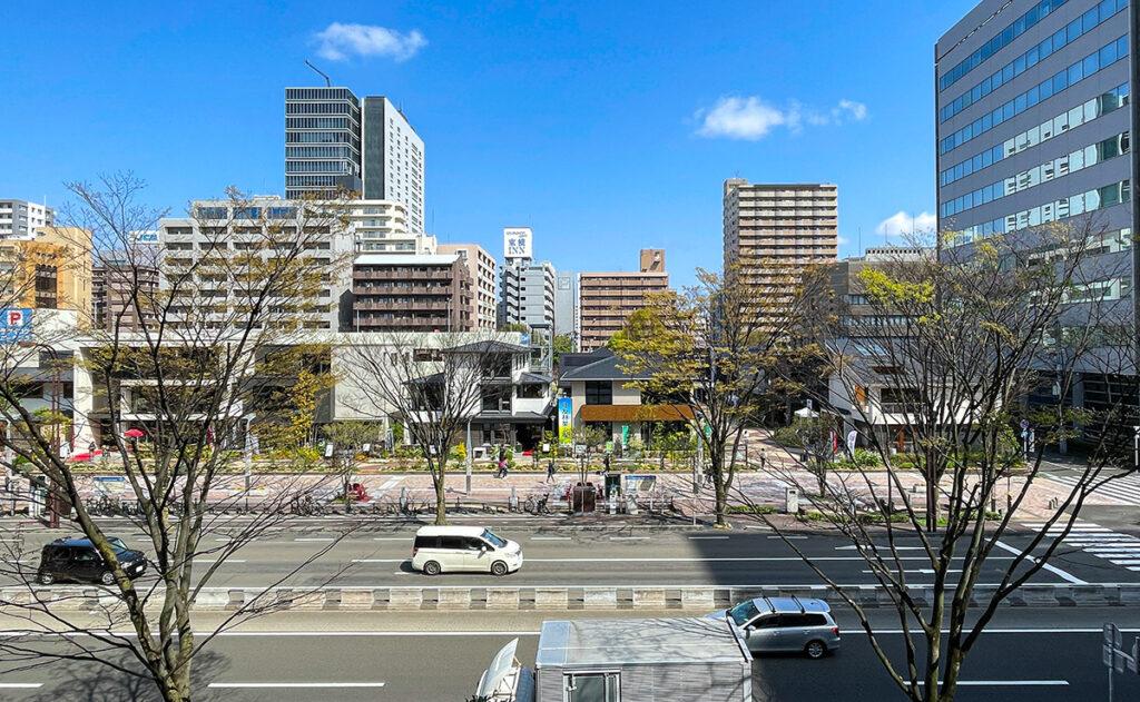 新緑の宮城野通